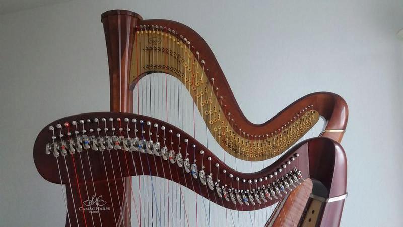 harpe celtique et harpe à pédales